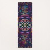 Sri Yantra/Sri Chakra in der Farbe Yogamatte (Vorderseite)