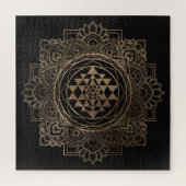 Sri Yantra / Sri Chakra in Goldlotus Puzzle (Vertikal)