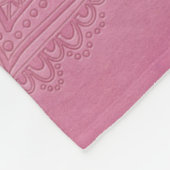 Sri Yantra / Sri Chakra in Lotus Fleecedecke (Ecke)