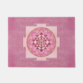 Sri Yantra  / Sri Chakra in lotus Fußmatte (Vorderseite)