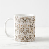 Sri Yantra/Sri Chakra Pastell-Gold Kaffeetasse (Links)
