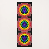 Sri Yantra /Sri Chakra Yogamatte (Rückseite)