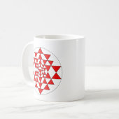 Sri Yantra Tasse (Vorderseite Links)