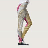 Sri Yantra und der Anteil der Rose II - Leggings (Rechts)