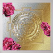 SRI YANTRA und der Anteil der Rose II - Poster (Vorne)