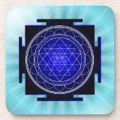 sri yantra Untersetzer (Vorderseite)