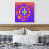 SRI YANTRA voll gefärbt + Ihre Ideen Leinwanddruck (Insitu (Schlafzimmer))