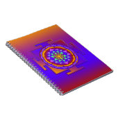 SRI YANTRA voll gefärbt + Ihre Ideen Notizblock (Rechte Seite)