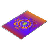 SRI YANTRA voll gefärbt + Ihre Ideen Notizblock (Linke Seite)