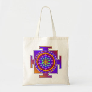 SRI YANTRA voll gefärbt + Ihre Ideen Tragetasche