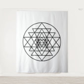 Sri Yantra Wandteppich (Vorderseite)