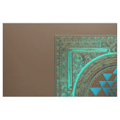 Sri Yantra Wasser-Glühen - Gewebe Stoff (Fat Quarter (45,7 x 55,9 cm))