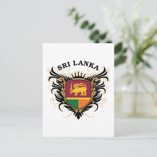 Srilanka Postkarte (Stehend Vorderseite)