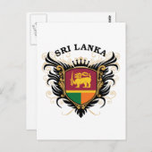 Srilanka Postkarte (Vorne/Hinten)