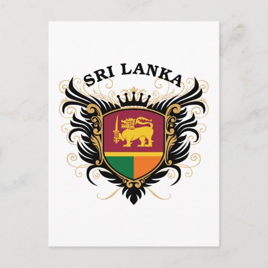 Srilanka Postkarte (Vorderseite)
