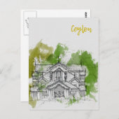 Srilanka Travel Postcard Postkarte (Vorne/Hinten)