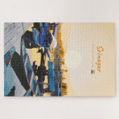 Srinagar, Indien - Dal Lake Shikara-Boote Puzzle (Horizontal)