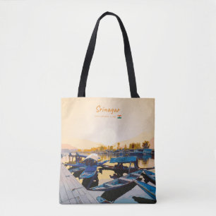 Srinagar, Indien - Dal Lake Shikara Boote Tasche