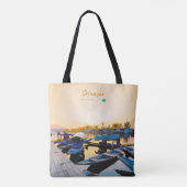 Srinagar, Indien - Dal Lake Shikara Boote Tasche (Rückseite)
