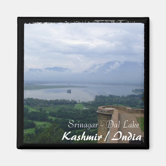 Srinagar, Kaschmir, Indien (Magnet) Magnet (Vorne)