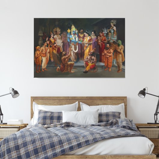 Srinivasa Kalyanam Leinwand Wine tasting in der Fa (Insitu (Schlafzimmer))