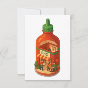 Sriracha Pho Shop Dankeskarte