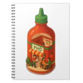 Sriracha Pho Shop Notizblock (Vorderseite)