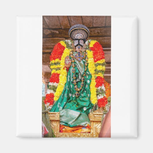 Srirangam Namperumal pachai pattu Magnet (Vorne)