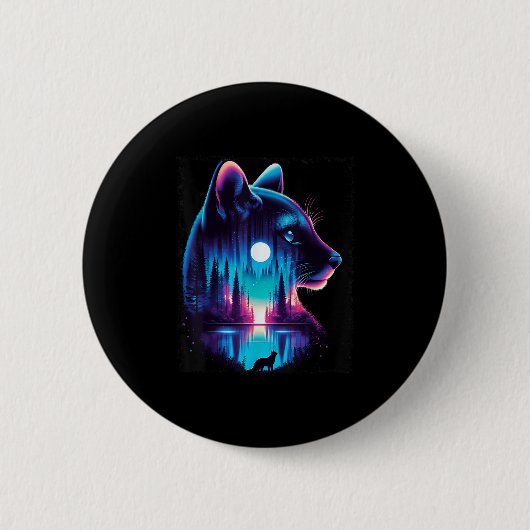 Srit Animal Fossa Men Frauen Kinder Weihnachten Button (Vorderseite)