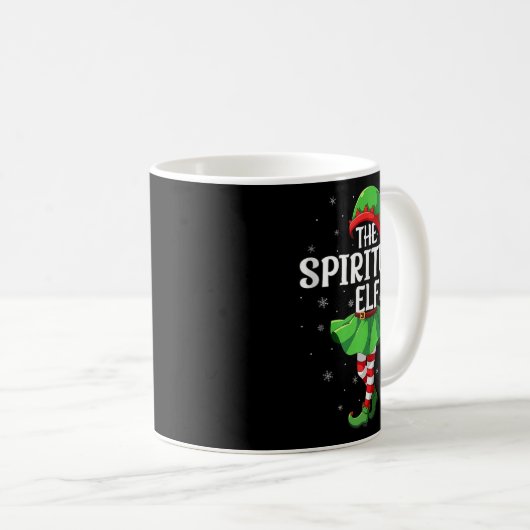 Sritual Elf Christmas Girls Women Elf Squad Xmas F Kaffeetasse (VorderseiteRechts)