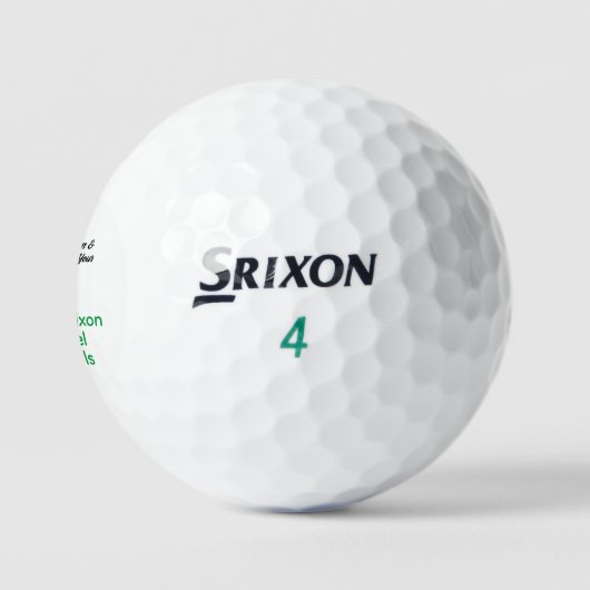 Srixon Soft Feel 12 Personalisiert Golfball (Logo)