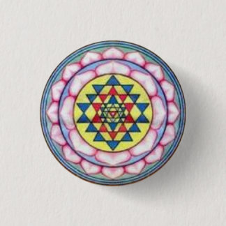 sriyantra in Lotus Button