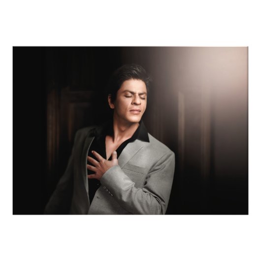 SRK Shahrukh Khan King Of Bollywood Fotodruck (Vorne)