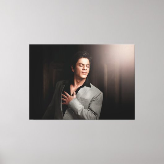SRK Shahrukh Khan King Of Bollywood Leinwanddruck (Vorderseite)