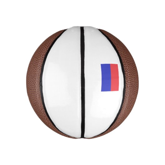 Srpska Republika Flag Emblem Mini Basketball (Vertikal)