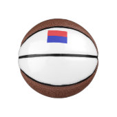 Srpska Republika Flag Emblem Mini Basketball (Vorderseite)
