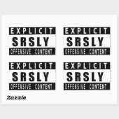 SrslyOffensive Stickers (Blatt)