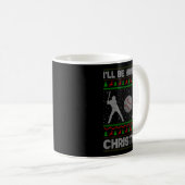 Srty Baseball Player Ugly Christmas Sweaters Xmas Kaffeetasse (VorderseiteRechts)