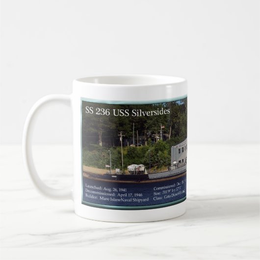 SS 236 USS Silversides Tasse (Links)