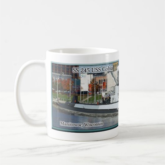 SS 245 USS Cobia Tasse (Links)