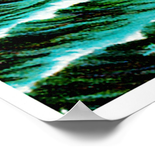 ss Bergenfjord auf See Poster (Ecke)