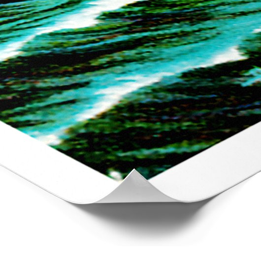 ss Bergensfjord auf See Poster (Ecke)