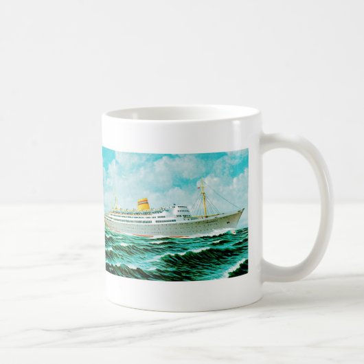 SS Bergensfjord in Meer Kaffeetasse (Rechts)