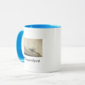 SS Bergensfjord Norwegische Tasse (Vorderseite Links)