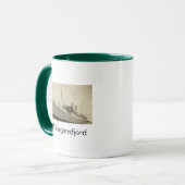 SS Bergensfjord Norwegische Tasse (Vorderseite Links)