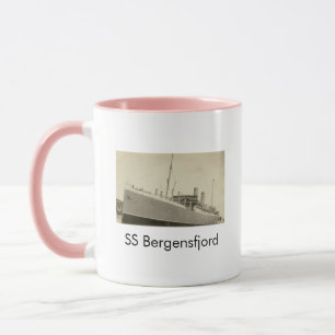 SS Bergensfjord Norwegische Tasse