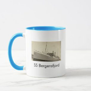 SS Bergensfjord Norwegisches Schiff Kaffeetasse