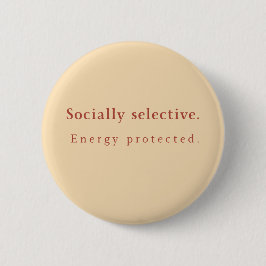 SS Button Pin – Minimalist Neutral Aesthetic Badge