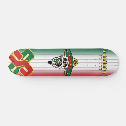 SS Dia De Los Muertos Skateboard (Horizontal)
