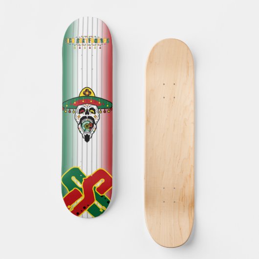 SS Dia De Los Muertos Skateboard (Vorderseite)